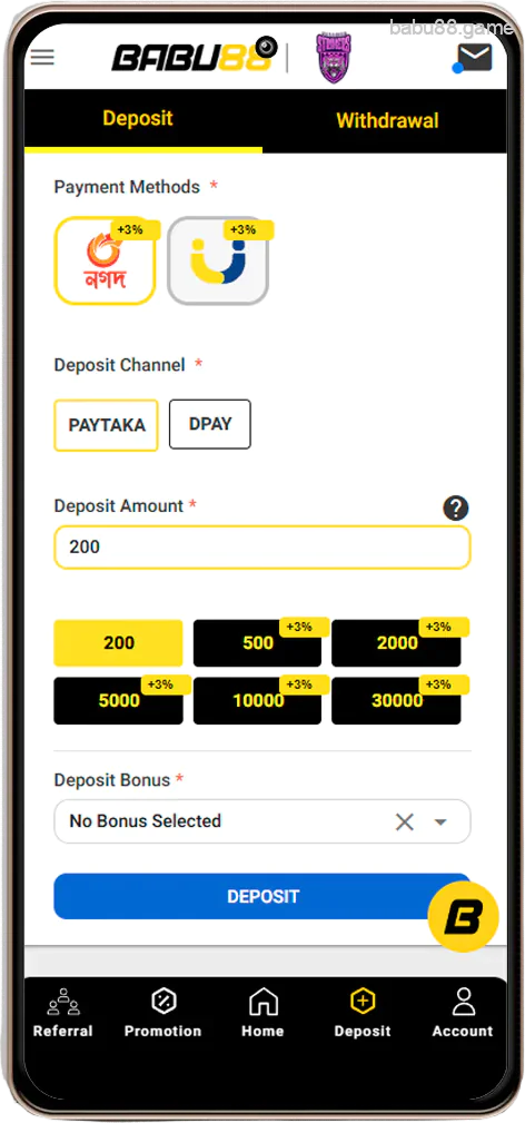 Payment Babu88 App